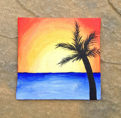 Jayden's 4x4 Canvas Acrylic Paintings with Easel